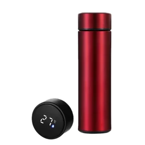 Led Thermos Cup Intelligent Temperature Thermos Vacuum Flask 304 Stainless Steel Children Temperature Display Travel Mug