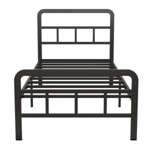 Lightweight Single Metal Bed Frame Simple Iron Bed for Temporary Use