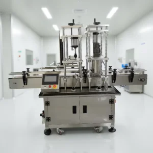 Linear Automatic Electric Screw Capping Machine for Glass Jars and Bottles