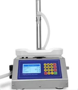 Liquid Dispense Canned Sesame Paste Edible Oil Glue Viscous Volumetric Small Weighing Type Quantitative Filling Machine
