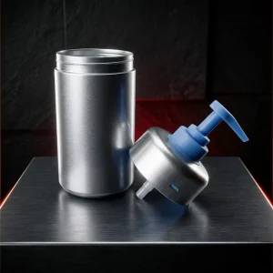 Long Lasting Aluminum Body Wash Bottle Durable Eco Friendly Skincare Metal Cans Empty Containers Anti Fall and Environmentally