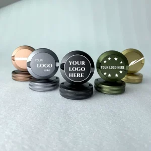 Low MOQ Custom Laser Engraved Logo Metal Snusdose Snuffbox Knurled Edge Snus Tin Can Swedish Snus Box Snus Container