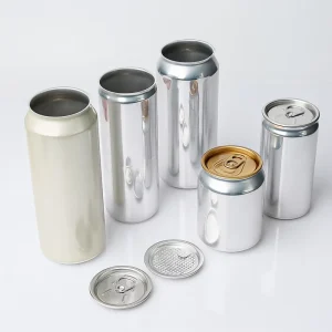 Low MOQ Empty Printed Metal Can Slim Sleek Standard 250ml 355ml 330ml 473ml 500ml Tin Can Beverage Beer Aluminum Soda Drink Cans
