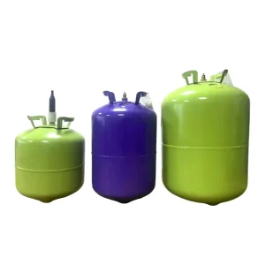 Low Pressure Steel Helium Gas Cylinder with Valve and Nozzle