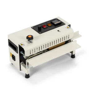 Low Price Automatic Vertical Continuous Band Sealer Pouch Heat Sealing Machine for Plastic Bag