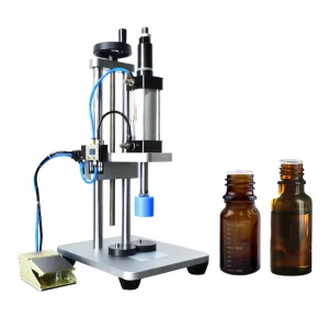 Low Price Bottle Push Inner Cap Perfume Collaring Crimping Capping Machine