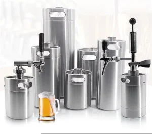 Low Price Empty 2L 3.6L 4L 5L 10L Homebrew Stainless Steel 304 Mini Draft Beer Keg