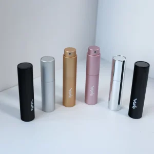 Luxury Empty 10ml Small Custom Metal Refillable Fragrance Spray Bottles Perfume Atomizer
