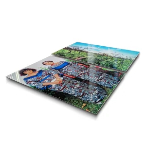 Luxury Metal Wall Art Print Custom Aluminum Sublimation Print Personalized 24*16inch HD Wedding Photo Landscape Metal Print