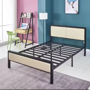 Luxury Modern Metal Double Bed Frame for Bedroom Hotel & Apartment Use Eco Friendly Design