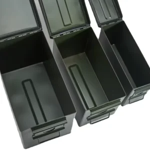 M19A1/M2A1/PA108 30cal 50cal Portable Outdoor Storage Metal Ammo Box, Waterproof