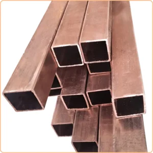 METAL Alloy Cuni 90 10 C70600 C71500 2mm Square Rectangular Tube Nickel Copper Tube for Cooling Fins
