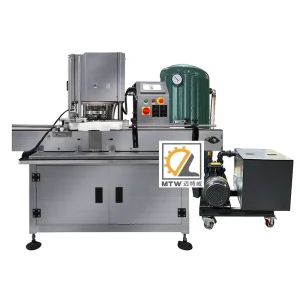 MTW Automatic PLC-Controlled Metal Can Vacuum Sealing and Capping Machine