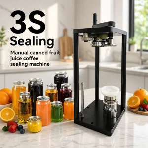 Manual Can Sealing Machine for Coffee, Beverage, and Nut Cans