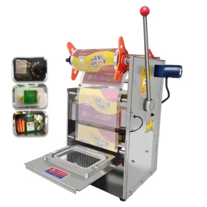 Manual Desktop Tray Sealing Machine for Fast Food and Pallets