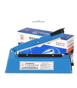 Manual Heat Sealer for Non-Woven Tea Bags PE PP and Aluminum Foil Plastic Bags with Adjustable Temperature