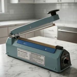 Manual Impulse Sealer for Poly Bags, Portable Handheld Heat-Sealing Machine