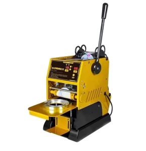 Manual Sealing Machine Tea Milk Tea Cup Juice Beverage Sealing Machine Desktop Mini Plastic and Paper Cup Sealer Machine