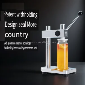 Manual Sealing Press Machine for Food Beverage Plastic Bottles & Cans Pat Cover Capping