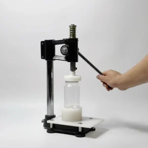 Manual Sealing Press Machine for Soda, Food and Beverage Plastic Bottles