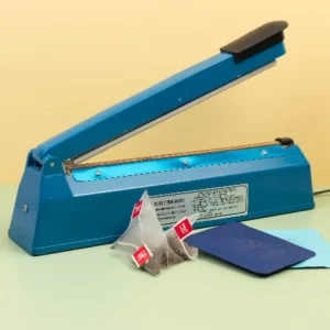 Manual Tea Bag and Aluminum Foil Lid Heat Sealing Machine