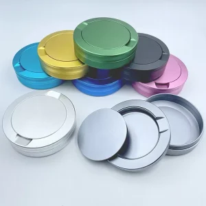 Manufacture CNC Machine Metal Snus Tin Container, Aluminum Snuffbox and Snus Pouch Can