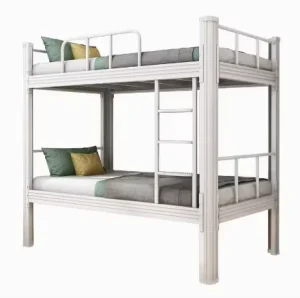 Manufacture Steel Bunk Doubling Frame Bed Double Decker Student Bed Metal Frame Double Deck Bed