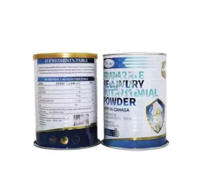 Manufacturer Customized Matte Round Tinplate Metal Can for Milk with Pull-Ring Seal