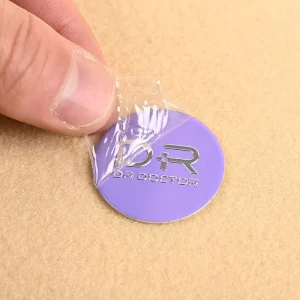 Manufacturer Customized Wear Resistant Aluminum Nameplates Cosmetic Perfume Labels UV Printed Electroplated Custom Orders