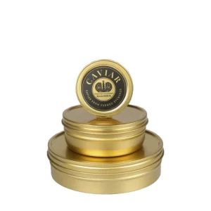 Manufacturer Food Grade Tinplate Caviar Boxes in Various Sizes, Recyclable Canned Food Packaging