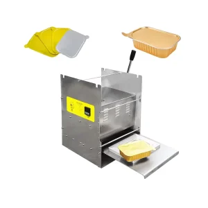 Manufacturer Manual PVC and Aluminum Foil Food Container Sealing Machine