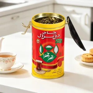 Manufacturer Metal Cans for Tea Custom Printed Metal Cans with Lid and Sealing Clasp
