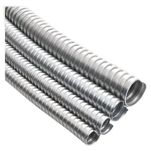 Manufacturer Metal Flexible Pipe Corrugated Tubing 25mm 32mm 16mm 20mm 3/8 Inch 1/2 Inch GI Steel Conduit