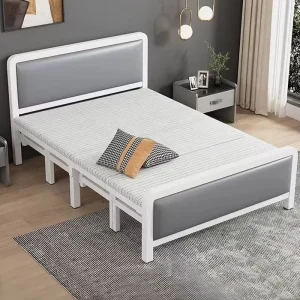Manufacturer Rental House Modern Iron Frame Folding Soft Bed 60% off Camping Home Durable Portable Foldable Nap Bed