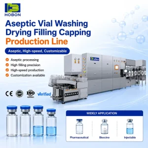 Manufacturer Whole Production Line for Vials Bottle Washing Drying Filling Capping