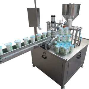 Manufacturers Direct Milk, Juice, and Yogurt Plastic and Paper Cup Sealing Machine