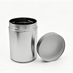 Manycans Customized Eco Friendly Luxury Metal Coffee Tea Cans Food Packaging Coffee Beans Can Tin Box With Screw Top