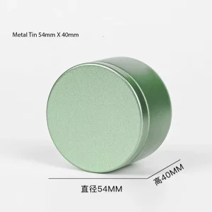 March EXPO New Style 54*54*H40mm 12 Colors of Mini Candle Jars Empty Metal Gift Tin Box With Lid Tin Can for Tea Packaging