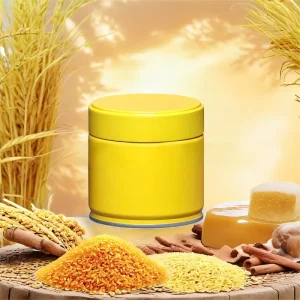 Matcha Powder Jar Round Tinplate Can with Food Grade Coating Coffee Tea Customizable Logo Printing 100% Airtight Metal Tin Box