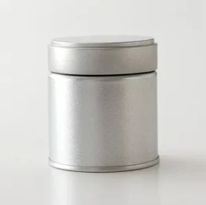 Matcha Tin Can with Airtight Screw Lid Custom Logo Printed Food Grade Metal Tea Powder Storage Container for Coffee Tea Spices
