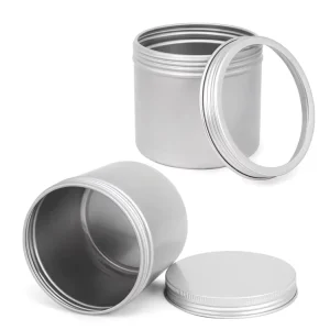Matte Black Round Aluminum Jars and Pocket Tins Empty Metal Cans Stylish Portable Containers for Lip Balm Cosmetic Packaging