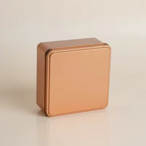 Matte Cylinder Tinplate Food-Grade Tin Box for Cookies Cake Biscuit and Candy