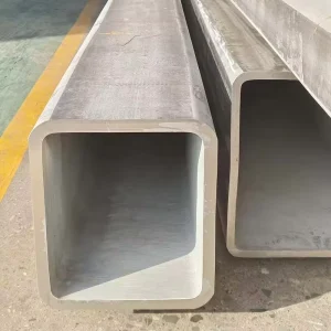Matte Industrial Finish 316L Duplex 2205 Anticorrosion Heavy-Wall Stainless Steel Square Pipe for Marine or Chemical Equipment