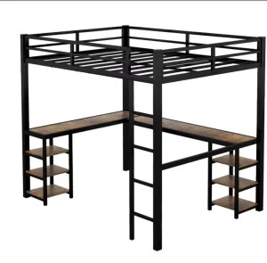 Meida MD GLC15 Modern Metal Frame Multi Sized Princess Bed Storage Features Fabric Upholstery Warranty Bedroom Apartment