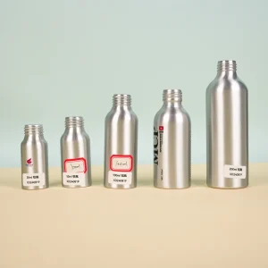 Metal Aluminum Cans Bottles 30ml 50ml 100ml 200ml Aluminum Bottle With Screw Aluminium Lid