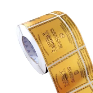 Metal Aluminum Foil Self-Adhesive Labels