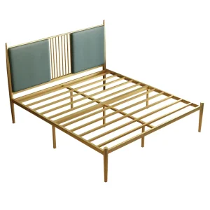 Metal Bed Beds for House Dormitory Double Metal Frame Beds for Bedroom