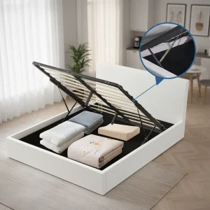 Metal Bed Frame Bedroom Furniture with Durable Upholstered Steel Frame Bed Frame king Size for Hotels and Schools