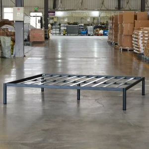 Metal Bed Frame King Size Queen Size Detachable Metal Platform Bed with Headboard for Home Hotel Heavy Duty Steel Bed Frame