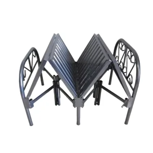 Metal Bed Frame Single Bed Foldable Convenient Storage Metal Bed